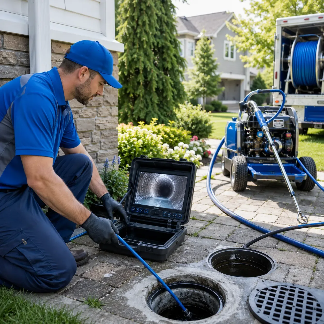 Outdoor drain cleaning professionals serving Chase, KS